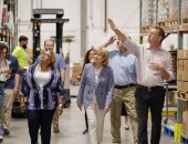 July 19, 2024: Senator Schwank and Secretary Reading tour Helping Harvest Food Bank.