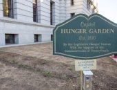 October 22, 2024: Senator Schwank speaks at press conference to close out the Capitol Hunger Garden’s 14th Season.