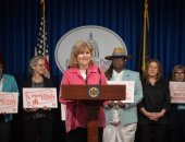 May 7, 2024: Senator Schwank joined colleagues for a press event to support and advocate for Governor Shapiro’s proposal to fund period products in public schools through this year’s budget.