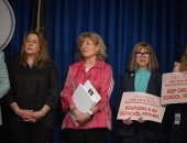 May 7, 2024: Senator Schwank joined colleagues for a press event to support and advocate for Governor Shapiro’s proposal to fund period products in public schools through this year’s budget.