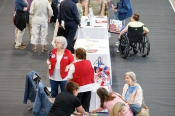 May 19, 2022: Senator Judy Schwank hosts a Veterans' Expo.  This event included information booths, free lunch, and a keynote address by Brigadier General Maureen Weigl, PA Deputy Adjutant General for Veterans Affairs.