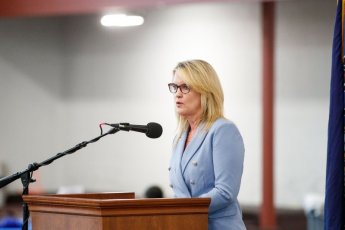May 19, 2022: Senator Judy Schwank hosts a Veterans' Expo.  This event included information booths, free lunch, and a keynote address by Brigadier General Maureen Weigl, PA Deputy Adjutant General for Veterans Affairs.