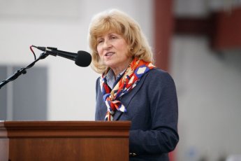 May 19, 2022: Senator Judy Schwank hosts a Veterans' Expo.  This event included information booths, free lunch, and a keynote address by Brigadier General Maureen Weigl, PA Deputy Adjutant General for Veterans Affairs.