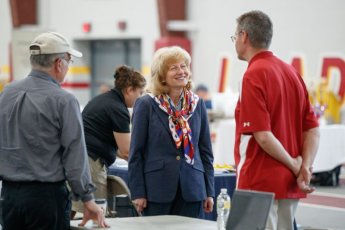 May 19, 2022: Senator Judy Schwank hosts a Veterans' Expo.  This event included information booths, free lunch, and a keynote address by Brigadier General Maureen Weigl, PA Deputy Adjutant General for Veterans Affairs.