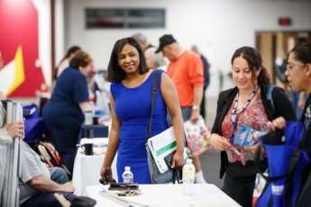 May 19, 2022: Senator Judy Schwank hosts a Veterans' Expo.  This event included information booths, free lunch, and a keynote address by Brigadier General Maureen Weigl, PA Deputy Adjutant General for Veterans Affairs.