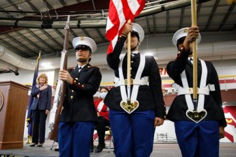 May 19, 2022: Senator Judy Schwank hosts a Veterans' Expo.  This event included information booths, free lunch, and a keynote address by Brigadier General Maureen Weigl, PA Deputy Adjutant General for Veterans Affairs.