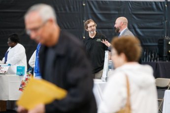 May 19, 2022: Senator Judy Schwank hosts a Veterans' Expo.  This event included information booths, free lunch, and a keynote address by Brigadier General Maureen Weigl, PA Deputy Adjutant General for Veterans Affairs.