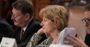 Sens. Elder Vogel, Jr. and Judy Schwank