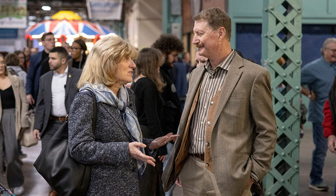 Sens. Elder Vogel Jr. and Judy Schwank