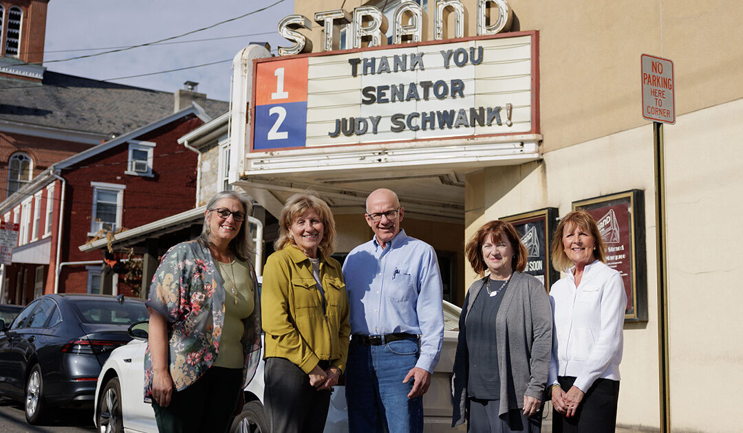 Schwank Joins Stakeholders for Strand Theatre Rehabilitation Update