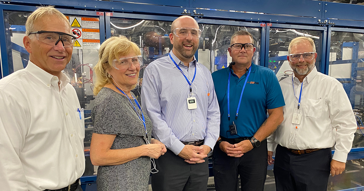 DCED Secretary Rick Siger and Sen. Judy Schwank Visit East Penn Manufacturing