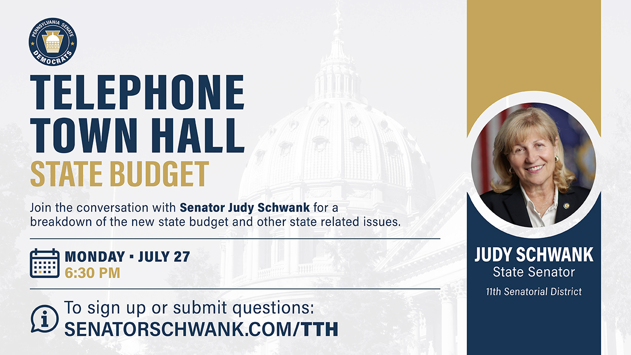 Telephone Town Hall on State Budget - July 27, 2026